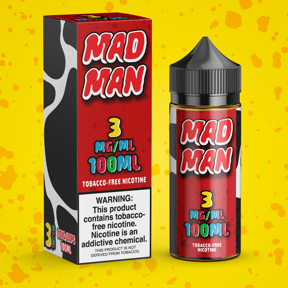 100ml. Mad Man Vape eJuice