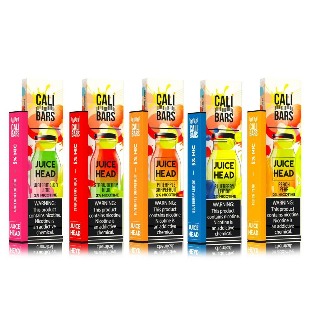 Cali Bars x Juice Head Disposable (5%) - Box of 10 JUICE MAN Cali Bars x Juice Head Disposable (5%) - Box of 10 JUICE MAN