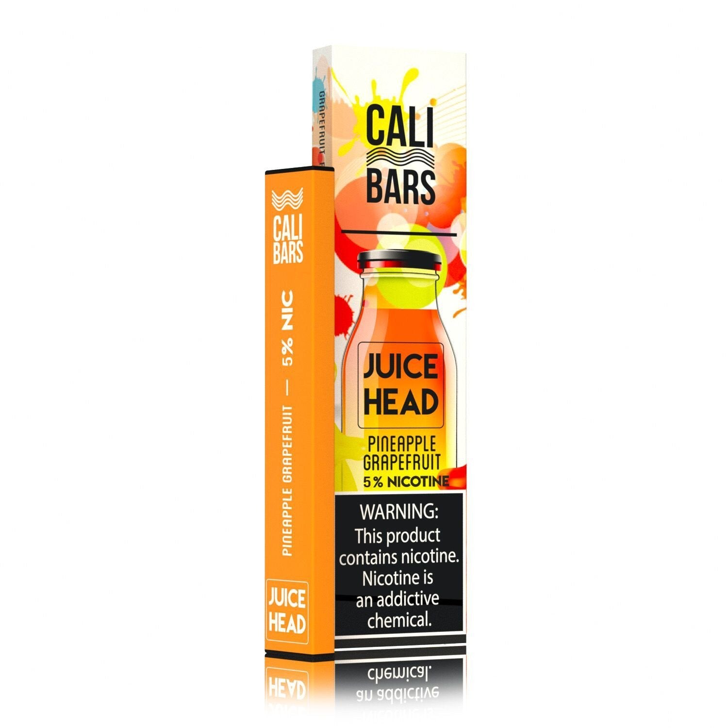 Cali Bars x Juice Head Disposable (5%) - Box of 10 JUICE MAN Cali Bars x Juice Head Disposable (5%) - Box of 10 JUICE MAN