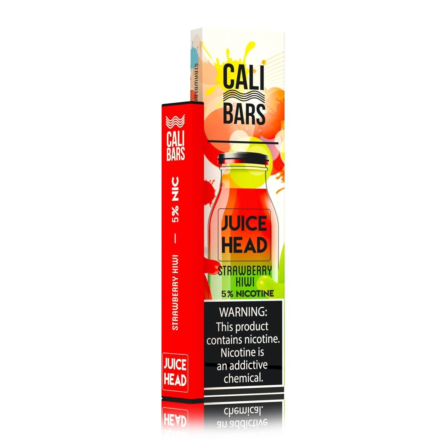 Cali Bars x Juice Head Disposable (5%) - Box of 10 JUICE MAN Cali Bars x Juice Head Disposable (5%) - Box of 10 JUICE MAN