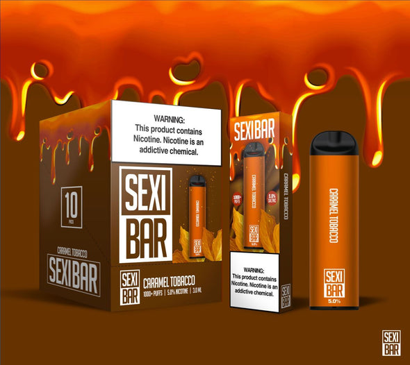 SEXIBAR - Caramel Tabacco - Disposable Vape Bar - 1000 Puffs